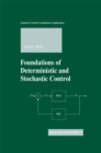 Image for Foundations of Deterministic and Stochastic Control