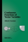 Image for Continuous Functions of Vector Variables