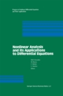 Image for Nonlinear Analysis and Its Applications to Differential Equations
