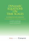 Image for Dynamic Equations on Time Scales