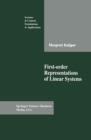 Image for First-order Representations of Linear Systems