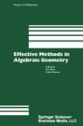 Image for Effective Methods in Algebraic Geometry