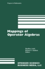 Image for Mappings of Operator Algebras: Proceedings of the Japan-u.s. Joint Seminar,university of Pennsylvania, 1988