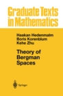 Image for Theory of Bergman Spaces