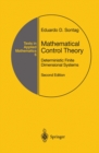 Image for Mathematical Control Theory: Deterministic Finite Dimensional Systems