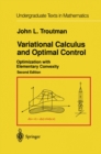 Image for Variational Calculus and Optimal Control: Optimization with Elementary Convexity