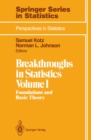 Image for Breakthroughs in Statistics: Foundations and Basic Theory
