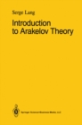 Image for Introduction to Arakelov Theory