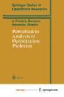 Image for Perturbation Analysis of Optimization Problems