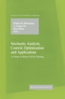 Image for Stochastic Analysis, Control, Optimization and Applications: A Volume in Honor of W.h. Fleming