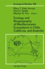 Image for Ecology and Biogeography of Mediterranean Ecosystems in Chile, California, and Australia