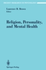 Image for Religion, Personality, and Mental Health