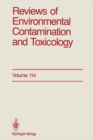 Image for Reviews of Environmental Contamination and Toxicology: Continuation of Residue Reviews : 114
