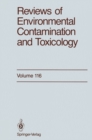 Image for Reviews of Environmental Contamination and Toxicology: Continuation of Residue Reviews : 116