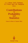 Image for Contributions to Probability and Statistics: Essays in Honor of Ingram Olkin