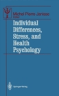 Image for Individual Differences, Stress, and Health Psychology