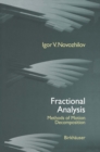 Image for Fractional Analysis: Methods of Motion Decomposition