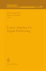 Image for Linear Algebra for Signal Processing