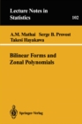 Image for Bilinear Forms and Zonal Polynomials
