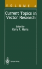 Image for Current Topics in Vector Research.