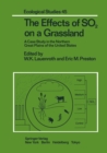 Image for Effects of SO2 on a Grassland: A Case Study in the Northern Great Plains of the United States