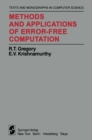 Image for Methods and Applications of Error-Free Computation