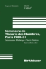 Image for Seminaire de Theorie des Nombres, Paris 1987–88