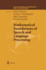 Image for Mathematical Foundations of Speech and Language Processing