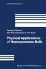 Image for Physical Applications of Homogeneous Balls