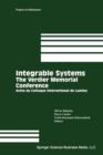 Image for Integrable Systems : The Verdier Memorial Conference Actes du Colloque International de Luminy