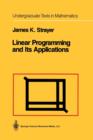 Image for Linear Programming and Its Applications