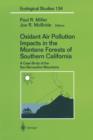 Image for Oxidant Air Pollution Impacts in the Montane Forests of Southern California