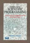 Image for Introduction to Scientific Programming