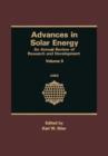 Image for Advances in Solar Energy : An Annual Review of Research and Development