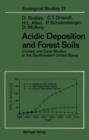 Image for Acidic Deposition and Forest Soils : Context and Case Studies of the Southeastern United States