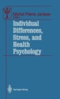 Image for Individual Differences, Stress, and Health Psychology