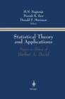 Image for Statistical Theory and Applications