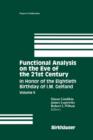 Image for Functional Analysis on the Eve of the 21st Century