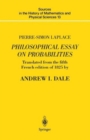 Image for Pierre-Simon Laplace Philosophical Essay on Probabilities