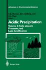 Image for Acidic Precipitation : Soils, Aquatic Processes, and Lake Acidification