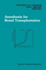 Image for Anesthesia for Renal Transplantation