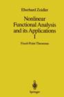 Image for Nonlinear Functional Analysis and its Applications : I: Fixed-Point Theorems
