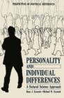 Image for Personality and individual differences  : a natural science approach