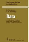 Image for Data : A Collection of Problems from Many Fields for the Student and Research Worker