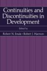 Image for Continuities and Discontinuities in Development