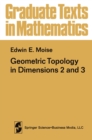 Image for Geometric Topology in Dimensions 2 and 3