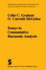 Image for Essays in Commutative Harmonic Analysis
