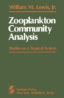 Image for Zooplankton Community Analysis: Studies on a Tropical System