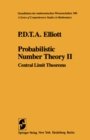Image for Probabilistic Number Theory II: Central Limit Theorems : 240