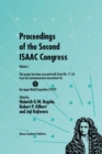 Image for Proceedings of the Second ISAAC Congress: Volume 1: This project has been executed with Grant No. 11-56 from the Commemorative Association for the Japan World Exposition (1970)